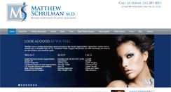 Desktop Screenshot of drschulmanplasticsurgery.com